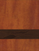 NIV Rooted: The NIV Bible For Men (Comfort Print)-Brown Leathersoft Indexed