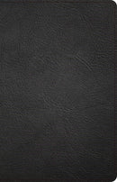 NASB 2020 Large Print Thinline Bible (Holman Handcrafted Collection)-Black Premium Goatskin