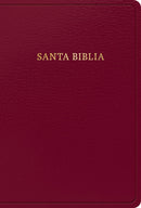 Span-RVR 1960 Hand Size Giant Print Bible (Biblia Letra Grande Tamano Manual)-Burgundy Imitation Leather