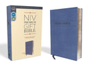 NIV Premium Gift Bible (Comfort Print)-Navy Leathersoft