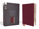 NASB Thinline Bible (Comfort Print)-Burgundy Bonded Leather