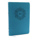 NKJV Thinline Bible/Large Print (Comfort Print)-Turquoise Leathersoft