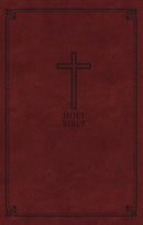 KJV Deluxe Gift Bible (Comfort Print)-Rich Auburn Leathersoft