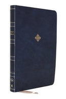 NKJV Thinline Reference Bible (Comfort Print)-Blue LeatherSoft