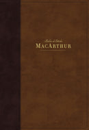 Span-NBLA MacArthur Study Bible (Biblia De Estudio MacArthur)-Brown Leathersoft