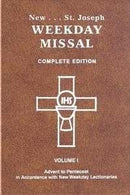 New Saint Joseph Weekday Missal (Complete Edition) Volume 1 (Advent-Pentecost)-Brown Imitation Leather