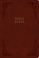 KJV Super Giant Print Reference Bible-Burgundy LeatherTouch