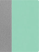 CSB Lifeway Women's Bible-Gray/Mint LeatherTouch Indexed