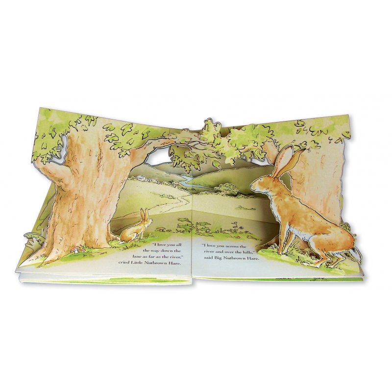 Raad eens hoeveel ik van je hou. Pop-up