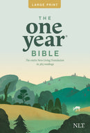 NLT One Year Bible Slimline/Large Print-Softcover