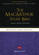 NKJV MacArthur Study Bible/Large Print-Hardcover Indexed