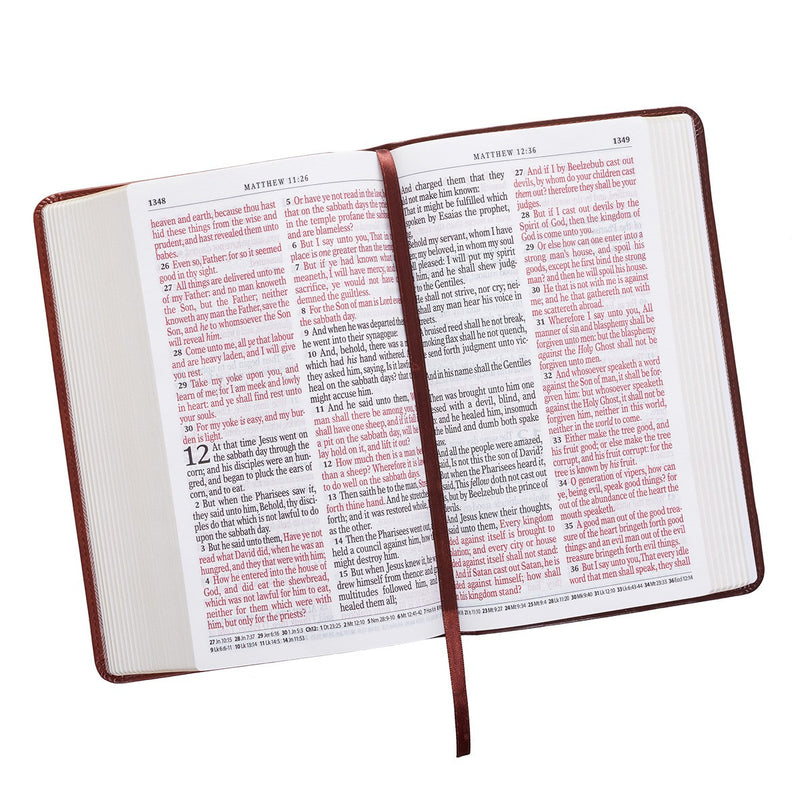 KJV Bijbel Grote Print Bruin