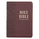 KJV Bible Medium Brown Faux Leather LP 