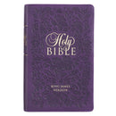 Bible Giant Print Purple Index Faux Leat