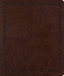 ESV Journaling Bible-Mocha Threshold Design Bonded Leather