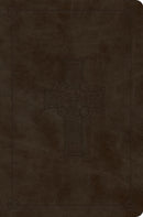 ESV Value Compact Bible-Olive Celtic Cross Design TruTone