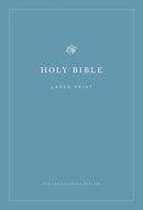 ESV Economy Bible/Large Print-Blue Softcover