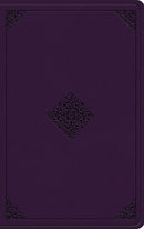 ESV Value Thinline Bible-Lavender Ornament Design TruTone