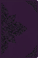 ESV Value Compact Bible-Lavender  Filgree Design TruTone
