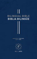 Span-NLT/NTV Bilingual Bible (Biblia Bilingue)-Blue Hardcover