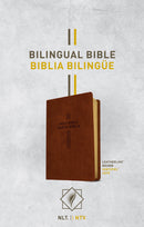 Span-NLT/NTV Bilingual Bible (Biblia Bilingue)-Brown LeatherLike