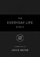 Amplified Everyday Life Bible Large Print-Black LeatherLuxe