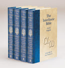 The Interlinear Hebrew/Greek-English Bible In 4 Volumes-Hardcover