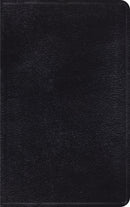 ESV Thinline Bible-Black Genuine Leather
