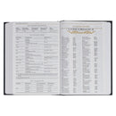 Black Hardcover Large Print Study Bible