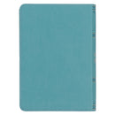 Aqua Blue Large Print Compact