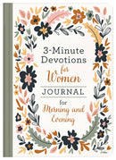 3-Minute Devotions For Women Journal For Morning And Evening