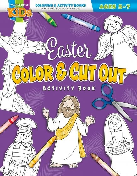 Easter Color & Cut Out Activity Book
