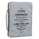 Be strong and courageous - Poly-Canvas