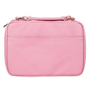 Roze met Hart Badge Luxleather