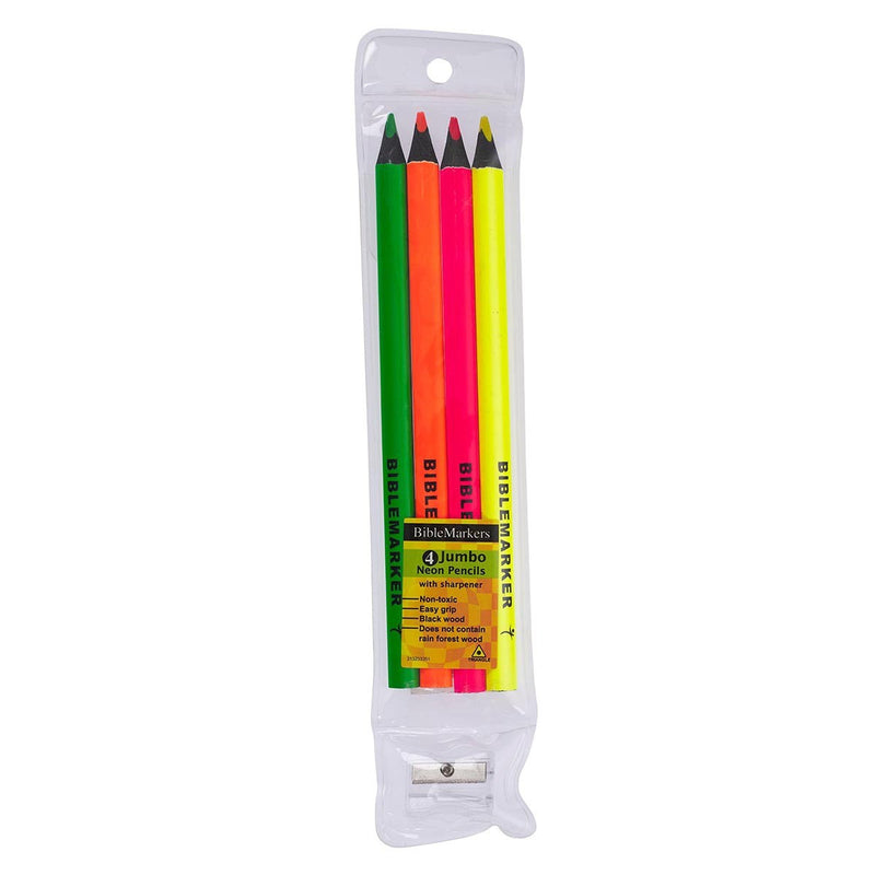 4 Bijbelmarkers met puntenslijper