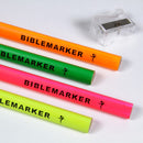 4 Bible markers with sharpener
